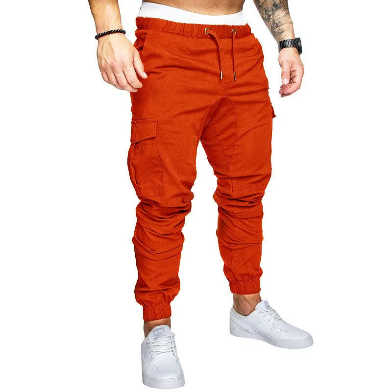 Men Pants Thin Fashion Casual Jogger Pants