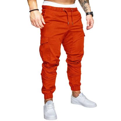 Men Pants Thin Fashion Casual Jogger Pants