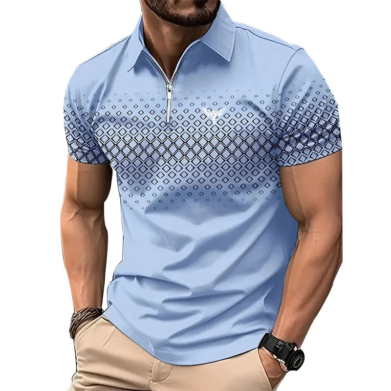 Men Personality Summer Fashion Polo shirt