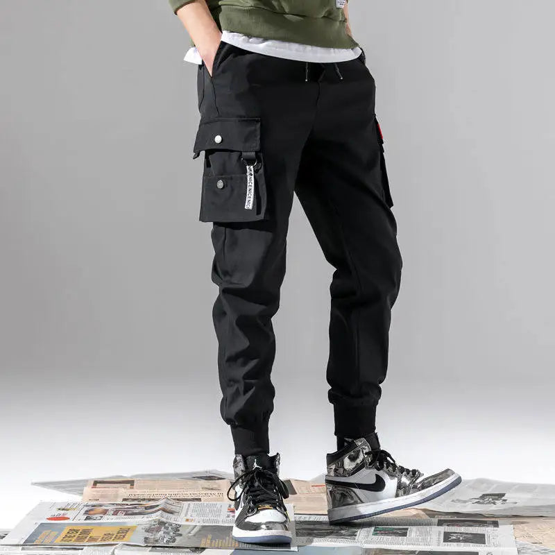 Men Pants Thin Fashion Casual Jogger Pants